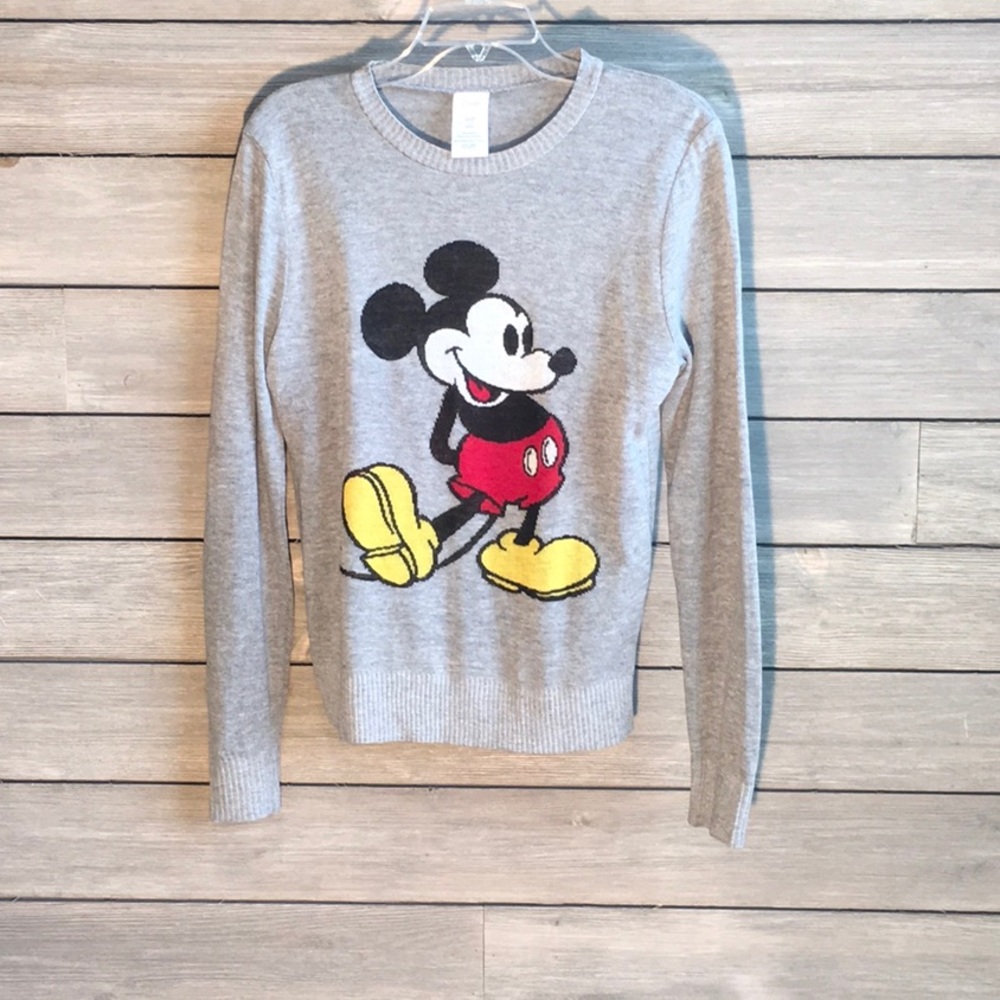 K Disney Mickey light weight sweater large